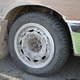 The other wire wheel wasn’t looking so great by the time they got to Nashville.